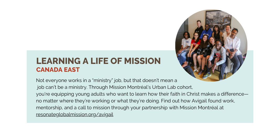 Learning a Life of Mission