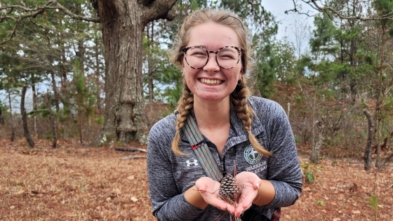 Leah Sweetman exploring the Nicaraguan mountains