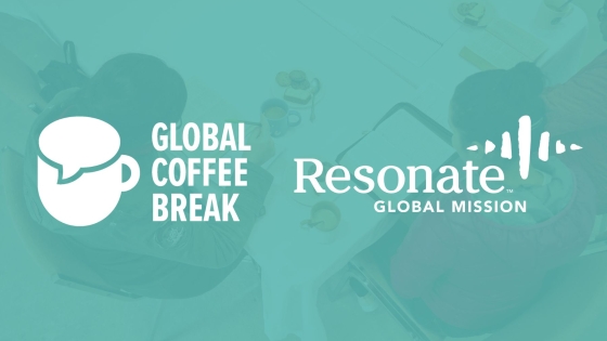 Global Coffee Break and Resonate Global Mission logos