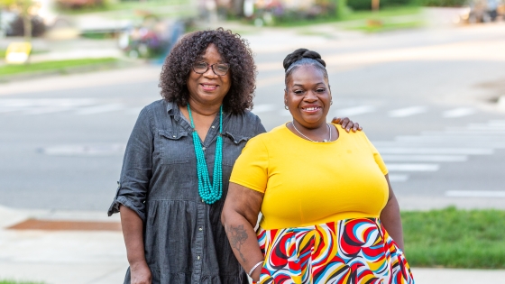 Paula Seeles and Sheena