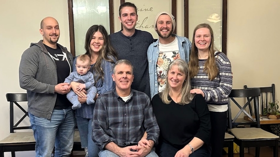 Tim Sheridan and family 