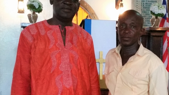 Your partnership with Rev. Bahago (left) has helped Morris (right) reach his own people with the gospel