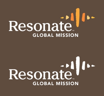 White Resonate Logos