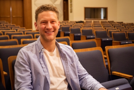 Landon from GVSU Landon, a former student intern of Campus Ministry at Grand Valley State University, a Resonate partner in Michigan