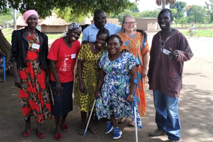 Resonate missionaries Barbara Nadunga and Diana Boot with teachers