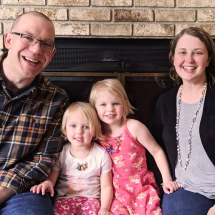 Perrin and Jodi Werner and their two daughters