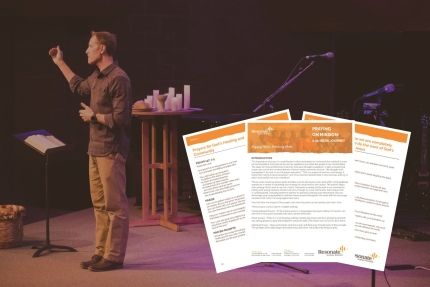 12 Weeks of Mission-Shaped Prayer A pastor leads prayer during worship