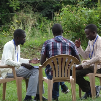 Pastors and local leaders at a Timothy Leadership Training event