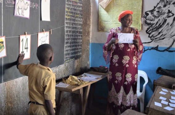 Teacher in Classroom