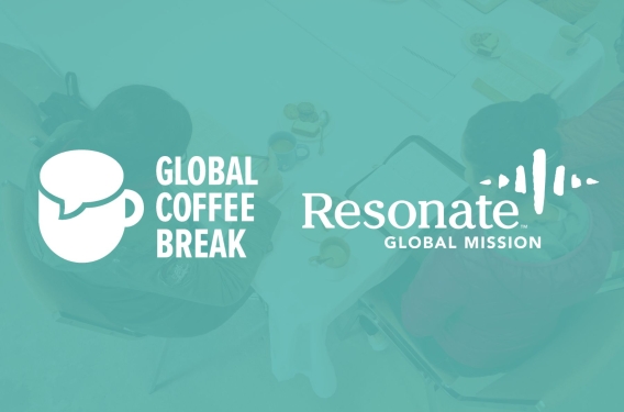 Global Coffee Break and Resonate Global Mission logos
