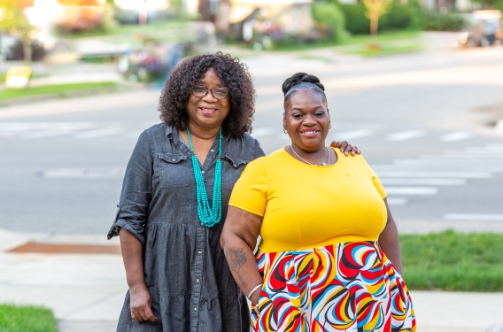 Paula Seeles and Sheena Paula Seeles and Sheena