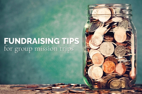 Fundraising Tips Jar of coins