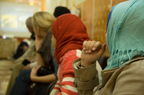 Women worshiping in the Middle East. Women worshiping in the Middle East.