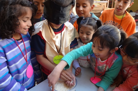 children at the kids club enjoying an activity