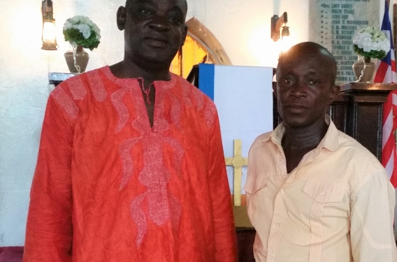 Your partnership with Rev. Bahago (left) has helped Morris (right) reach his own people with the gospel